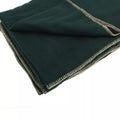 Forest Green - Back - Result Plain Warm Outdoor Fleece Blanket (330gsm)