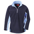 Navy-Sky - Front - Result Mens Tech3 Sport Anti Pilling Windproof Breathable Fleece