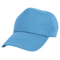 Sky Blue - Front - Result Unisex Childrens-Kids Plain Basebll Cap