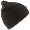 Black - Front - Result Junior Unisex Wooly Winter-Ski Thermal Hat