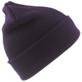 Navy Blue - Front - Result Junior Unisex Wooly Winter-Ski Thermal Hat