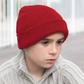 Red - Back - Result Junior Unisex Wooly Winter-Ski Thermal Hat