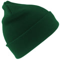 Bottle Green - Front - Result Junior Unisex Wooly Winter-Ski Thermal Hat
