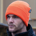 Hi Vis Orange - Side - Result Woolly Thermal Ski-Winter Hat with 3M Thinsulate Insulation