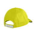 Hi-Vis Yellow - Back - Result Unisex High-Vis Baseball Cap (3M)