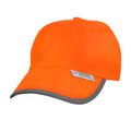 Hi Vis Orange - Front - Result Unisex High-Vis Baseball Cap (3M)
