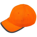 Hi Vis Orange - Back - Result Unisex High-Vis Baseball Cap (3M)