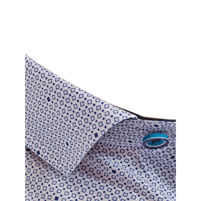 White-Blue - Side - Bewley & Ritch Mens Rosita Shirt