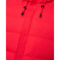 Red - Side - Crosshatch Mens Kampleys Embossed Padded Jacket