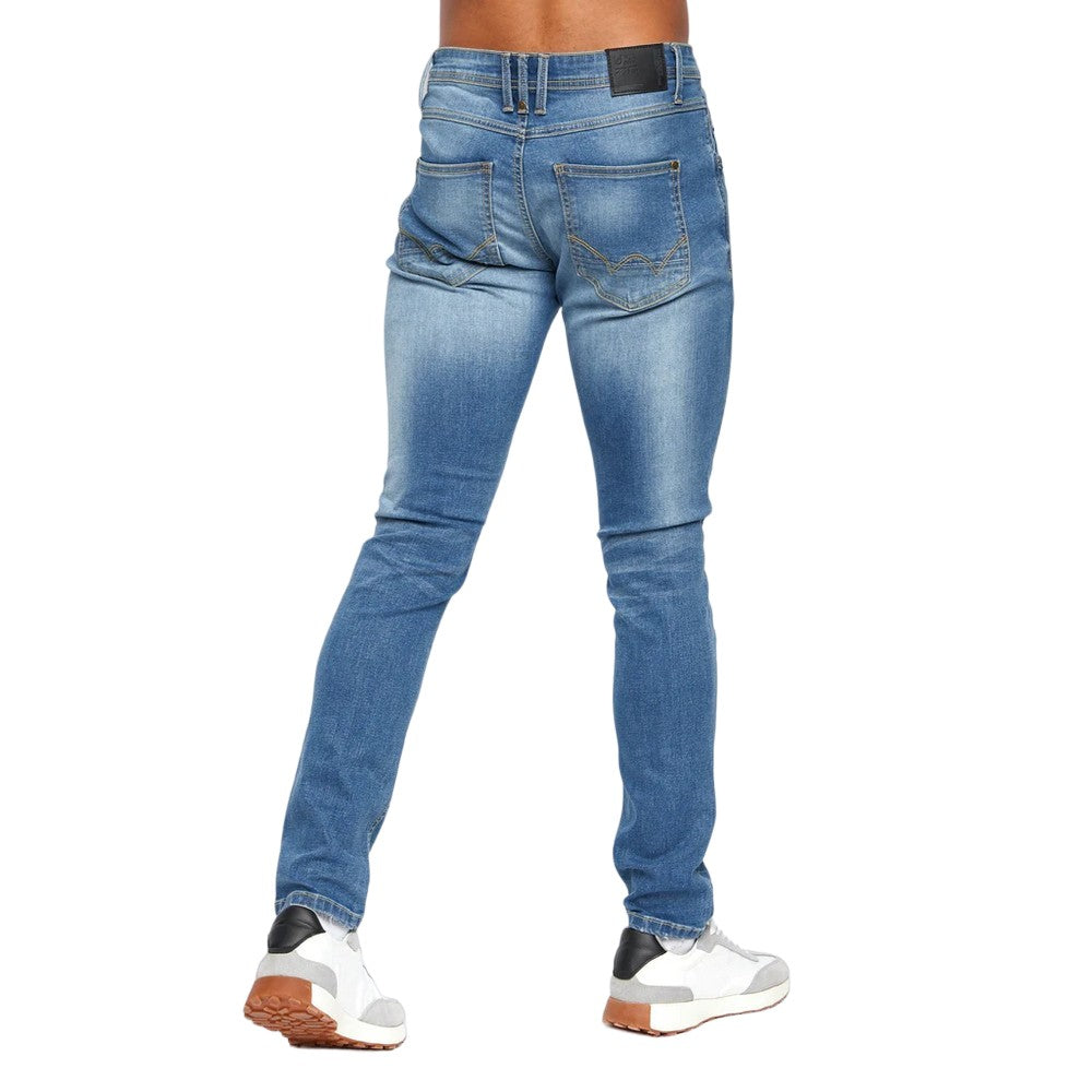 Light Wash - Pack Shot - Duck and Cover Mens Tranfil Jeans