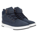 Navy - Front - Crosshatch Mens Staiger Leather Trainers