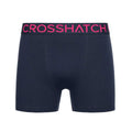 Navy - Lifestyle - Crosshatch Mens Chasma Boxer Shorts (Pack of 5)