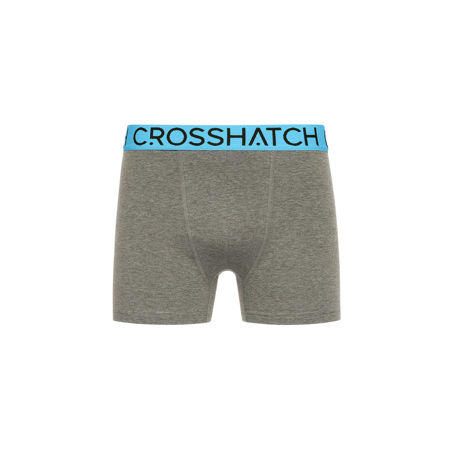 Blue-Black-Grey - Lifestyle - Crosshatch Mens Knightling MVE Boxer Shorts (Pack of 3)