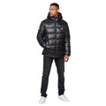 Black - Lifestyle - Born Rich Mens Deargo Slim Puffer Jacket