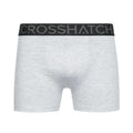 Black-Grey - Pack Shot - Crosshatch Mens Buzzard Boxer Shorts (Pack of 5)