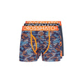 Orange - Front - Crosshatch Mens Linamo MVE Open Fly Boxer Shorts (Pack of 3)