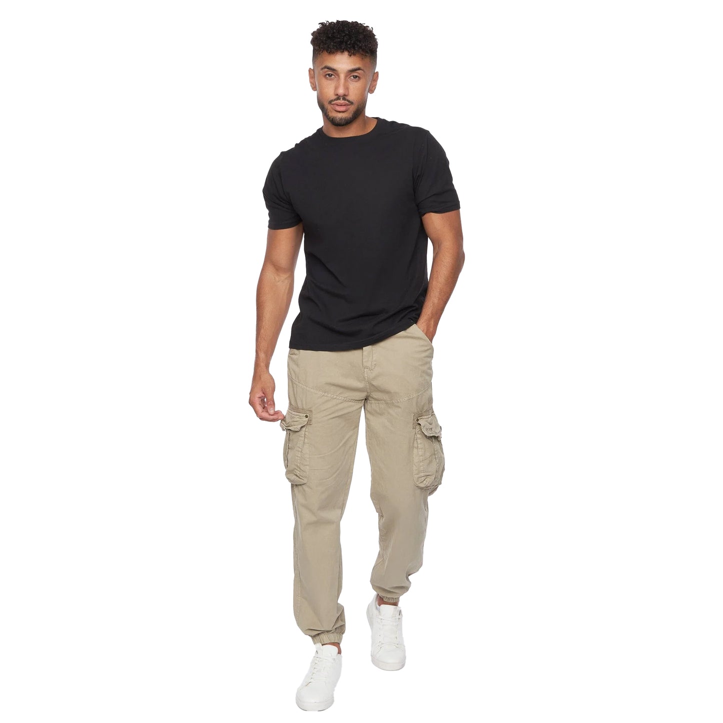 Stone - Lifestyle - Duck and Cover Mens Kartmoore Combat Trousers