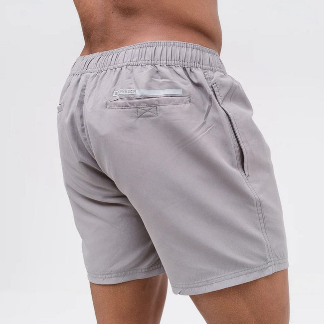 Steeple Grey - Back - Born Rich Mens Matudi Swim Shorts