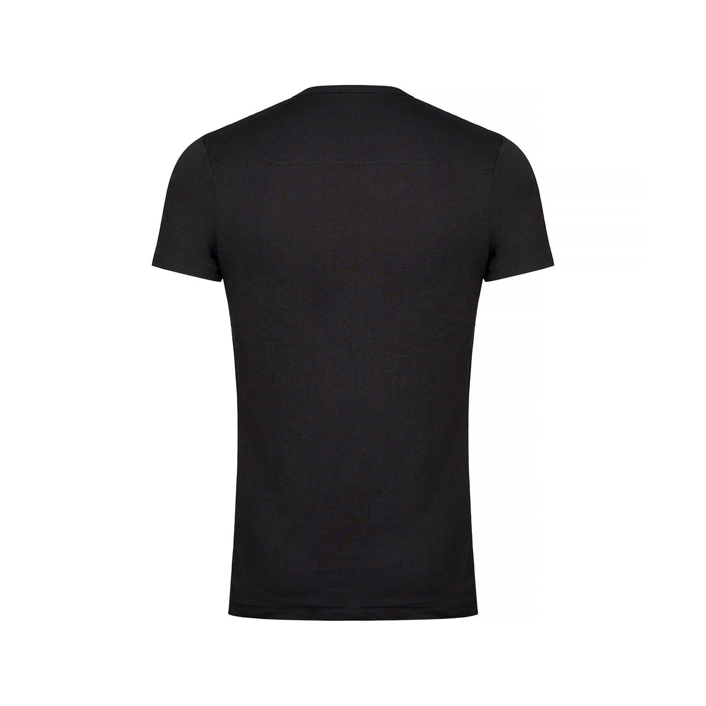 Black - Side - French Connection Mens Crew Neck T-Shirt (Pack of 3)
