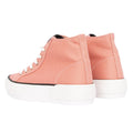 Pink-White - Back - Loyalty & Faith Womens-Ladies Millie High-top Trainers
