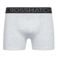Grey Marl-Black - Pack Shot - Crosshatch Mens Buzzard Boxer Shorts (Pack of 5)