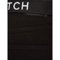 Solid Black - Side - Crosshatch Mens Princed Denim Jeans