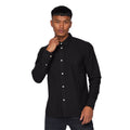 Black - Front - Duck and Cover Mens Yuknow Shirt