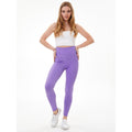 Lilac - Front - Lookus Womens-Ladies Zelal Ribbed Leggings