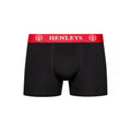 Black - Lifestyle - Henleys Mens Primas Boxer Shorts (Pack of 5)