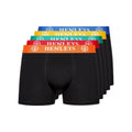 Black - Front - Henleys Mens Primas Boxer Shorts (Pack of 5)