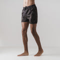 Black Camo - Front - Born Rich Mens Persie Camo Swim Shorts