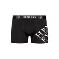 Multicoloured - Pack Shot - Henleys Mens Henline Assorted Designs Boxer Shorts (Pack of 3)
