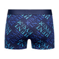 Navy - Back - Henleys Mens Rutling Assorted Designs Boxer Shorts (Pack of 5)