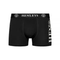 Multicoloured - Close up - Henleys Mens Kelmack Marl Boxer Shorts (Pack of 5)