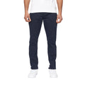 Navy - Side - Duck and Cover Mens Franztown Slim Chinos
