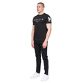 Black - Side - Henleys Mens Hentyme T-Shirt