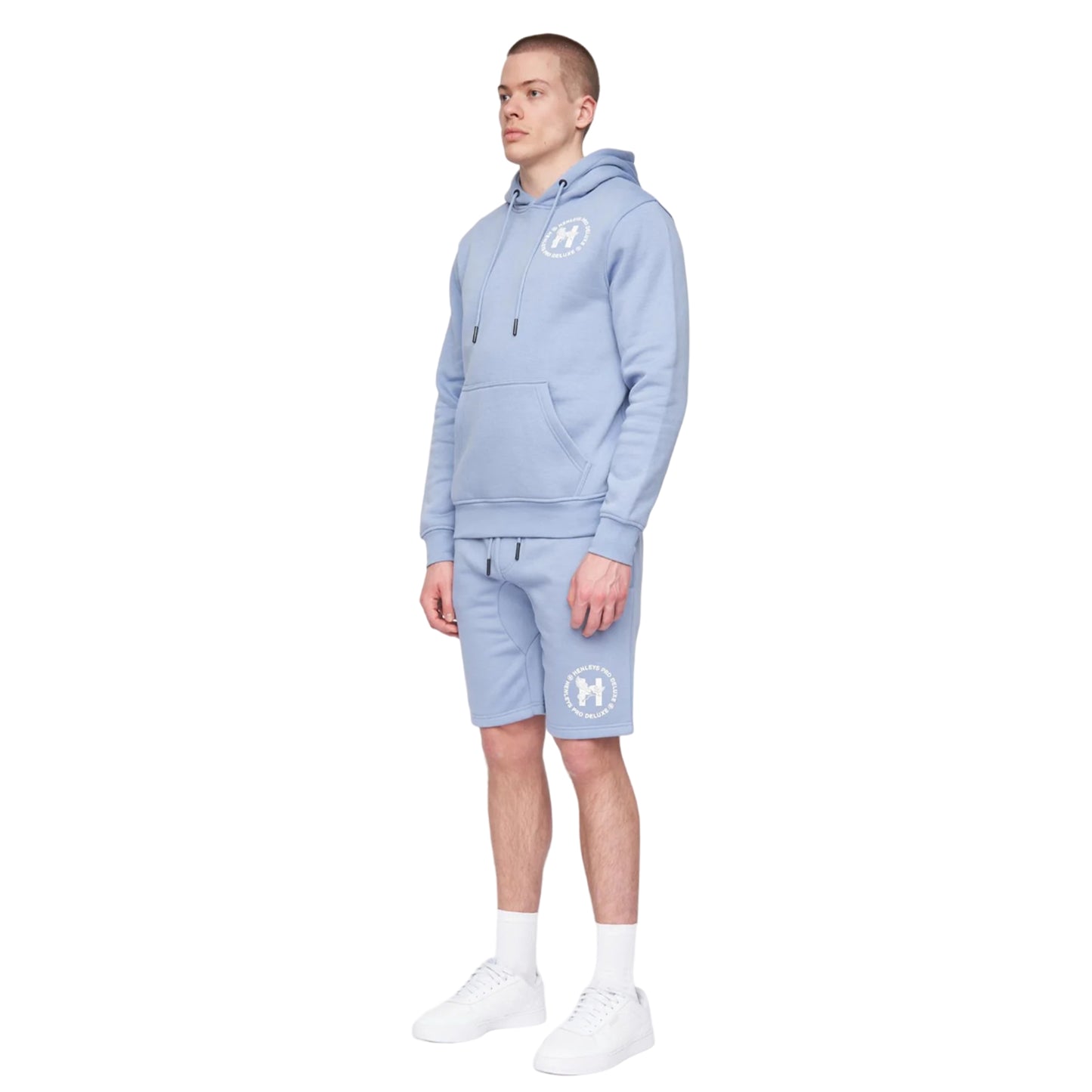 Steel Blue - Side - Henleys Mens Metafone Sweat Shorts