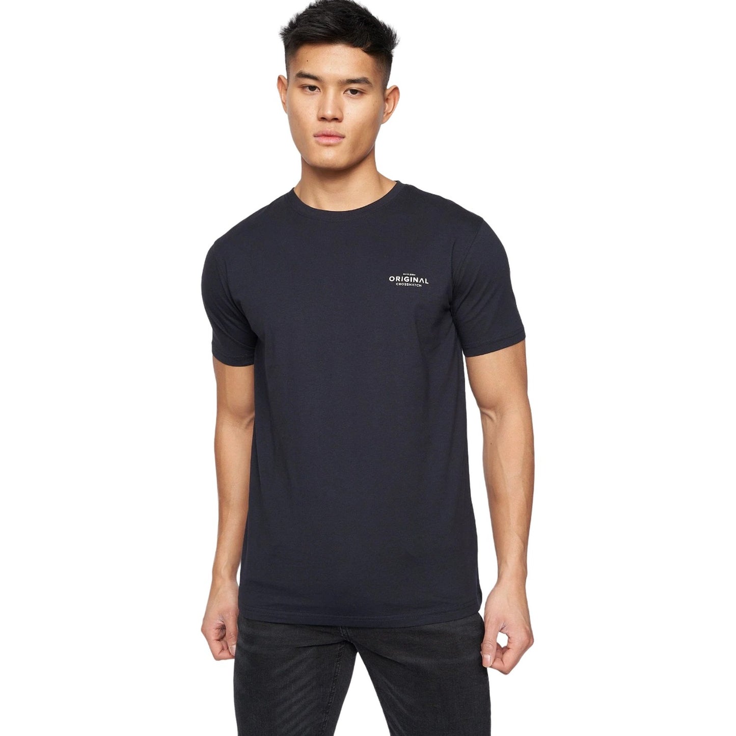 Multicoloured - Close up - Crosshatch Mens Shivron T-Shirt (Pack of 7)