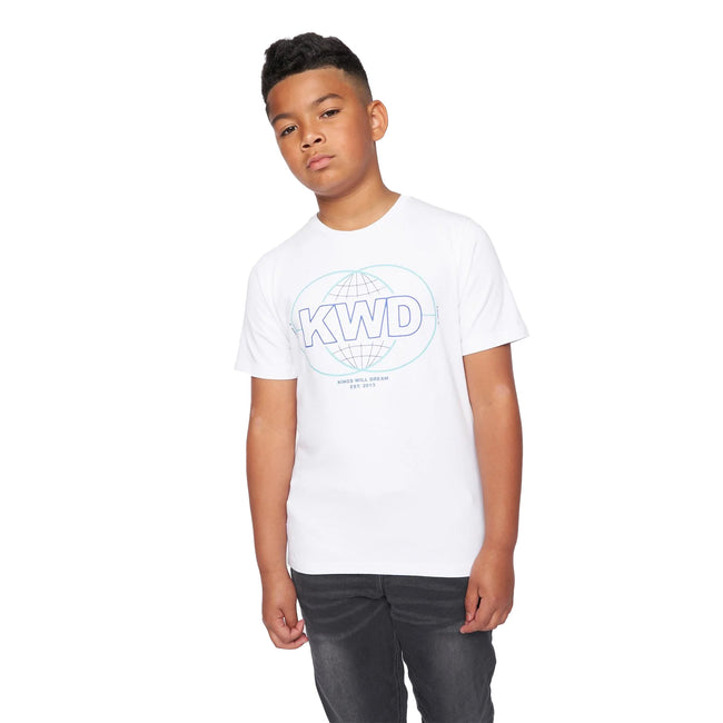 Optic White - Front - Kings Will Dream Boys Orbital T-Shirt