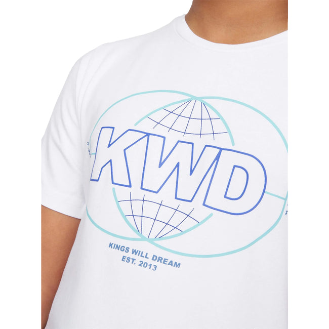 Optic White - Side - Kings Will Dream Boys Orbital T-Shirt