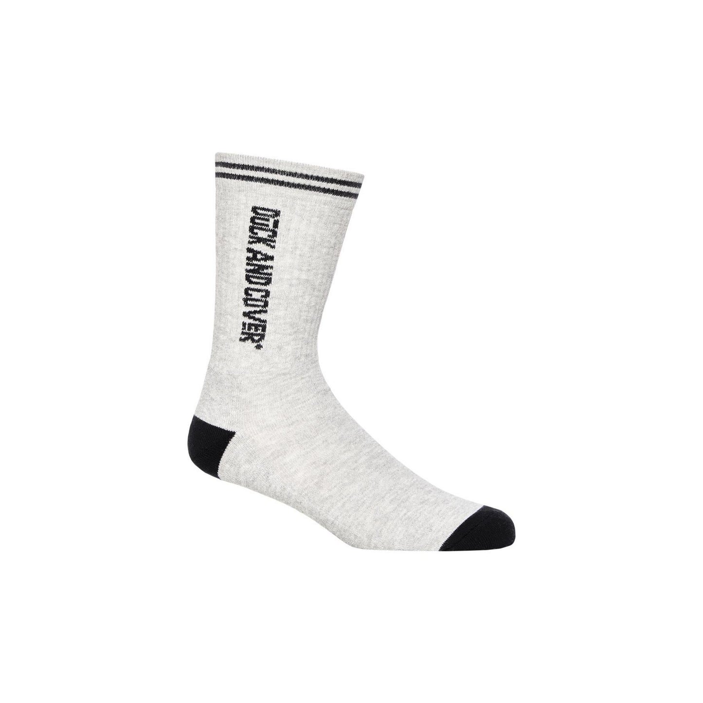 White-Grey-Black - Lifestyle - Duck and Cover Mens Juble Sports Socks (Pack of 5)