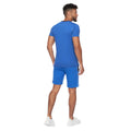 Blue - Lifestyle - Crosshatch Mens Rentrays T-Shirt & Shorts Set