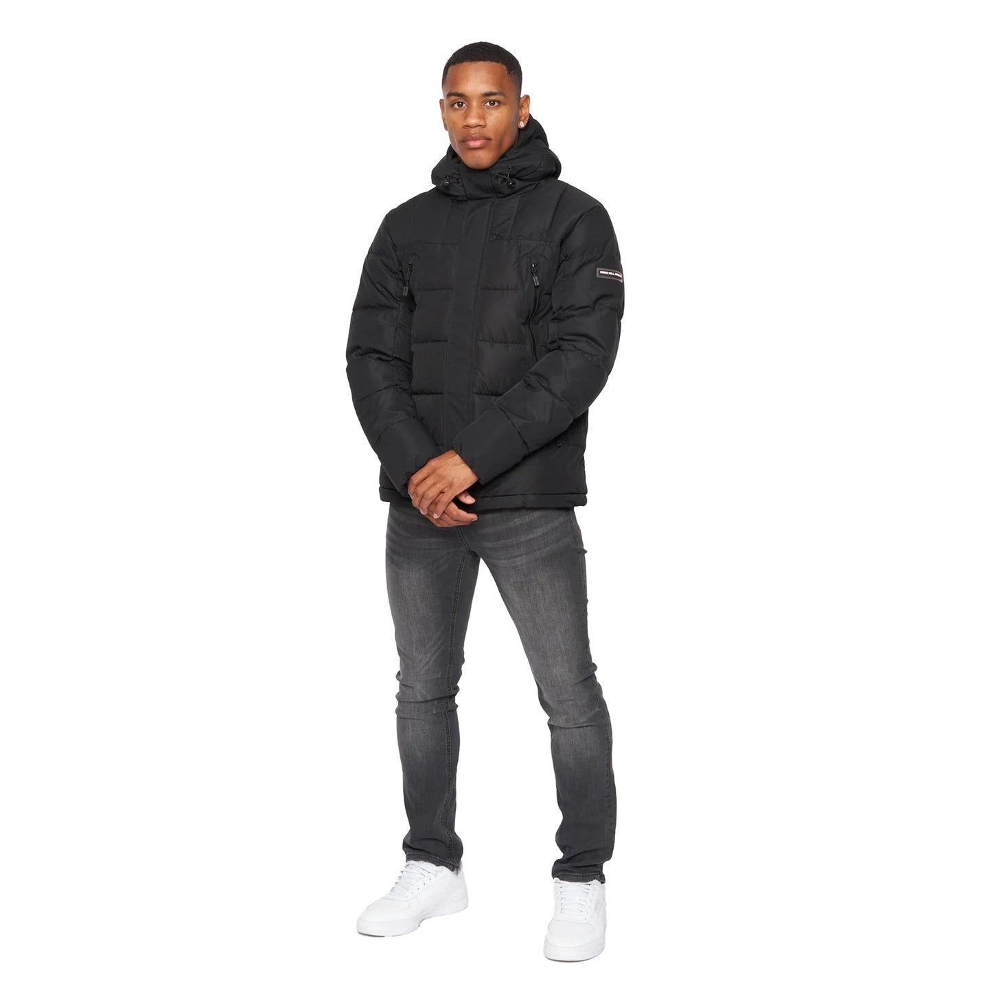 Black - Lifestyle - Kings Will Dream Mens Deyton Short Puffer Jacket