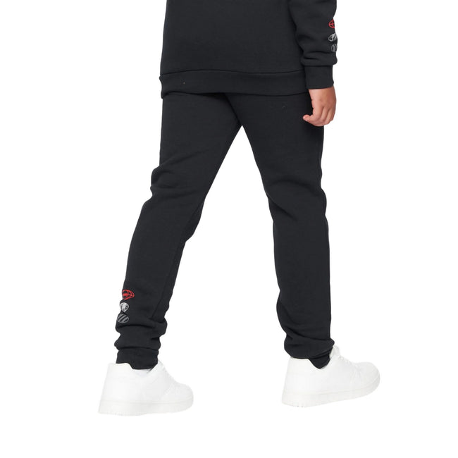 Jet Black - Back - Kings Will Dream Boys Orbital Fleece Jogging Bottoms