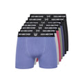 Multicoloured - Front - Duck and Cover Mens Anvilli Boxer Shorts (Pack of 7)