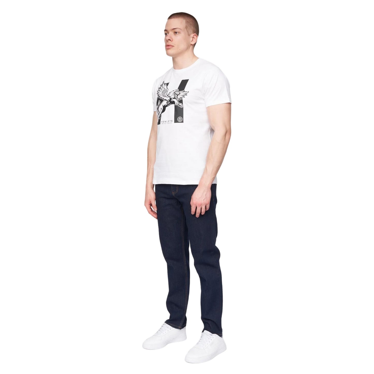 Raw Wash - Side - Henleys Mens Breeze Straight Jeans