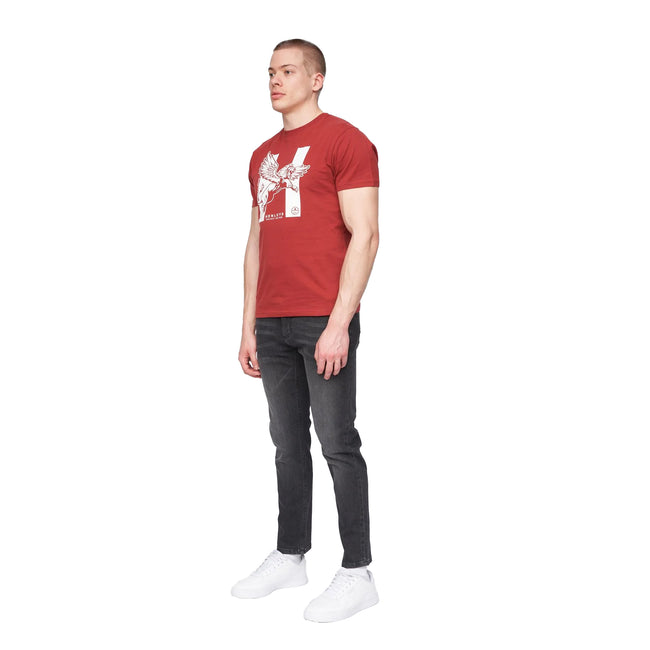 Charcoal - Side - Henleys Mens Craze Comfort Straight Jeans
