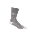 Multicoloured - Back - Crosshatch Mens Dupez Logo Crew Socks (Pack of 5)