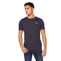 Navy-Blue-White - Lifestyle - Crosshatch Mens Bailtee T-Shirt (Pack of 5)