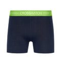 Navy - Lifestyle - Crosshatch Mens Astral Bright Boxer Shorts (Pack of 3)